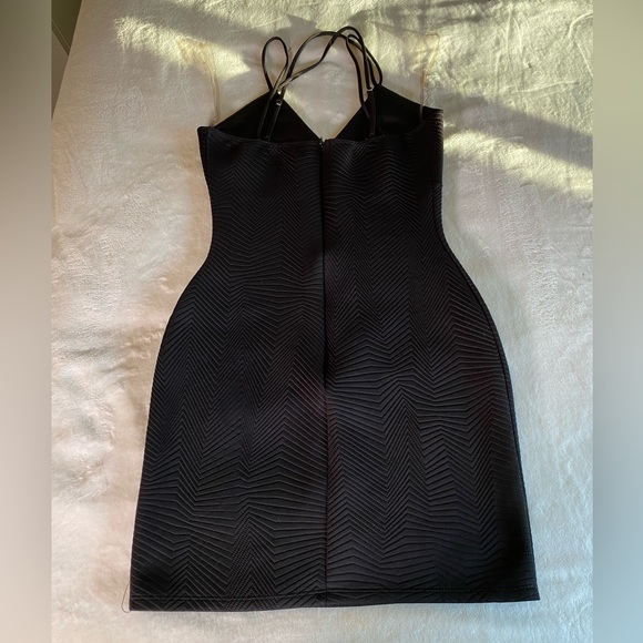 Black Spaghetti Strap Strapy Bodycon Dresses - Picture 12 of 13